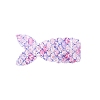 Fish Scale Shiny Cloth Snap Hair Clips PW-WG87473-06-1