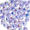 50Pcs Strawberry Transparent Glass Charms PW-WGCC72C-03-1