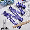 1Pc Ethnic Style Polyester Embroidery Ribbon OCOR-ME0001-36B-3