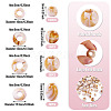 200Pcs Opaque Acrylic European Beads OACR-TA0004-71-4