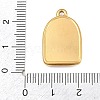 Printed 304 Stainless Steel Pendants SA-CBA7467-01B-G-3
