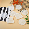 Boutigem 8Pcs 8 Style Cup Mat Silicone Molds DIY-BG0001-27-11