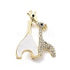 Alloy Brooch JEWB-C037-11G-1