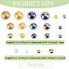 Resin Cabochons RESI-WH0029-14G-2