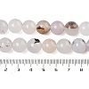 Natural Dendritic Agate Beads Strands G-A248-A07-04-5