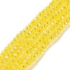 Electroplate Glass Beads Strands X1-EGLA-A034-T6mm-L02-1