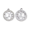 Alloy Crystal Rhinestone Pendants ALRI-C008-21P-1