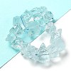 Glass Imitation Aquamarine Beads Strands G-P528-A03-01-2