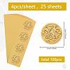 Self Adhesive Gold Foil Embossed Stickers DIY-WH0575-017-2