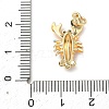 Brass Micro Pave Cubic Zirconia Pendants KK-H255-01B-G02-3