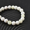 Natural Jade Round Beaded Stretch Bracelets GG-CBA12F1-02A-13-3