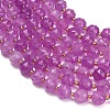 Dyed Imitation Jade Glass Beads Strands GL-Z001-02A-03-2