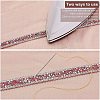 Glitter Hotfix Rhinestone(Hot Melt Adhesive On The Back) OCOR-WH0058-06-6