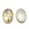 Pointed Back Glass Rhinestone Cabochons RGLA-T080-10x12mm-06-2