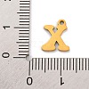 201 Stainless Steel Charms STAS-U016-01G-X-3