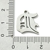 201 Stainless Steel Pendants STAS-B055-01P-D-3