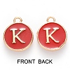 Golden Plated Enamel Alloy Charms ENAM-SZ0001-26C-K-3