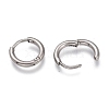 201 Stainless Steel Huggie Hoop Earrings EJEW-L256-05M-P-3