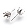 Tarnish Resistant 304 Stainless Steel Stud Earring Findings STAS-P221-20A-P-2