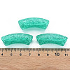 Transparent Crackle Acrylic Beads CACR-S009-001A-NM-5