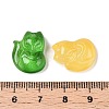 Gradient Color Baking Paint Glass Pendants DGLA-N005-02-3