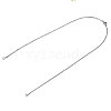 304 Stainless Steel Cable Chain Necklace Making STAS-T040-PJ209-1-40-2