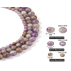 Yilisi 3Strands 3 Style Natural Amethyst Beads Strands G-YS0001-14-19