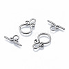 Non-Tarnish 304 Stainless Steel Toggle Clasps STAS-N092-182-2