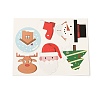DIY Christmas Theme Paper Cake Insert Card Decoration DIY-H108-13-2