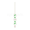 Shell Moon Hanging Ornaments HJEW-P016-01G-D-1