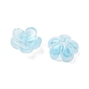 Dyed & Heated Glass Bead Caps GLAA-C042-01E-2