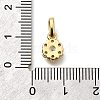 Brass Micro Pave Cubic Zirconia Pendants KK-Z093-41G-3