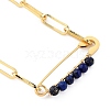 Natural Lapis Lazuli Pendant Necklaces NJEW-JN03013-02-1