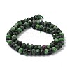 Natural Ruby in Zoisite Beads Strands G-I308-06-2