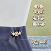  4 Style Alloy Enamel Adjustment Waist Tightener Buckle Buttons FIND-NB0002-70-6