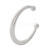 304 Stainless Steel Cuff Bangles BJEW-S161-08S-4