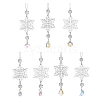 Snowflake Acrylic Hanging Ornaments HJEW-JM02309-1