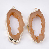 Druzy Geode Resin Big Pendants RESI-S366-23H-2