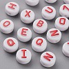 Opaque White Acrylic Beads MACR-N008-45-2