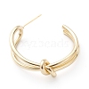 Brass Stud Earrings EJEW-Z007-02G-3