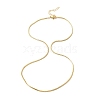 Brass Wheat Chain Necklace NJEW-R260-03G-1
