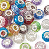 66Pcs 11 Colors Rondelle Resin European Beads RPDL-TA0001-03-11