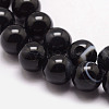 Natural Black Agate Bead Strands LS-G-K166-13-10mm-05-3