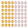 200Pcs 2 Colors Opaque Acrylic Round Beads SACR-BY0001-02-2