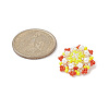 Seed Beads Beaded Charms PALLOY-MZ00119-02-2