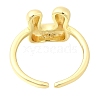 Rack Plating Brass Open Cuff Rings RJEW-S394-01G-U-3