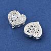 Rack Plating Brass Micro Pave Cubic Zirconia Beads KK-F879-04S-02-2