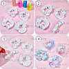 20Pcs Cotton Hair Accessories OHAR-SP0001-15-5
