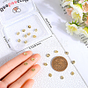40Pcs Brass Spacer Beads KK-BBC0014-48G-3