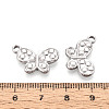 304 Stainless Steel Butterfly Pendants STAS-T069-33P-3